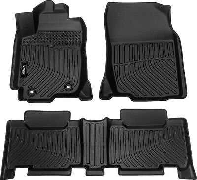 #ad VIWIK Floor Mats Liners for 2013 2018 Toyota RAV4 All Weather Black TPE Rubber $50.51