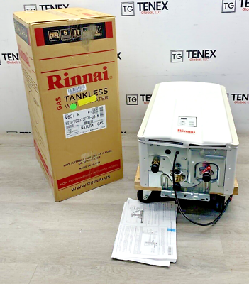 #ad Rinnai V65iN Indoor Tankless Water Heater Natural Gas 150K BTU S 20 #5214 $250.00
