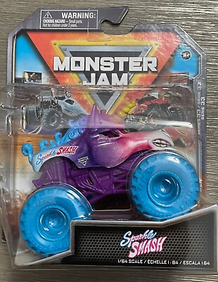 #ad SPIN MASTER MONSTER JAM SERIES 33 SPARKLE SMASH NEW FREE SHIPPING $10.75