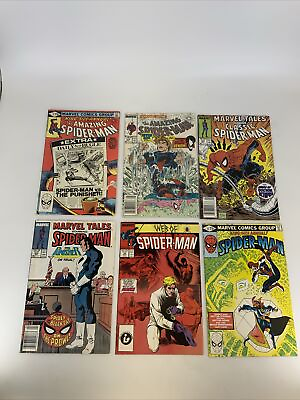 #ad Amazing Spider Man Lot Of 6 Marvel Tales Web Of Annual Marvel Tales $24.95