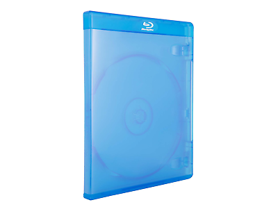 #ad Blu ray replacement cases Logo Standard 12mm Single Disc with outer plastic $15.95