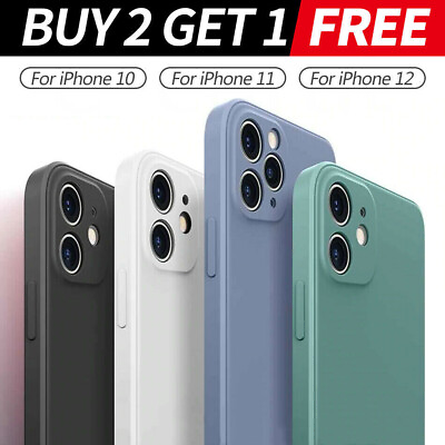 #ad Silicone Case Camera Lens Cover For iPhone 14 13 12 11 Pro Max XS XR 8 Plus SE20 $6.40