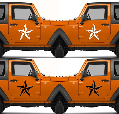 #ad Texas Lone Star Set of 2 Army Nautical Country Vinyl Decal Sticker V17 $30.55