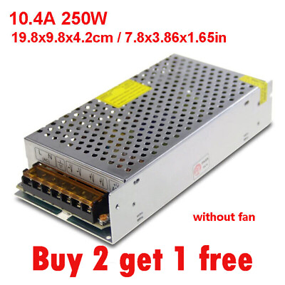 #ad DC 24V 10A 250W Amp AC 110V 220V Switch Power Supply LED Strip Light 24V Volt $18.99