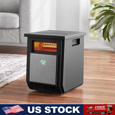 #ad 1500W Freestanding 4 Element Infrared Cabinet Space Heater Home Office Dorm $105.45