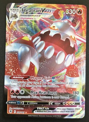 #ad Heatran VMAX 026 189 Astral Radiance Ultra Rare Holo Pokemon TCG Card NM $3.89