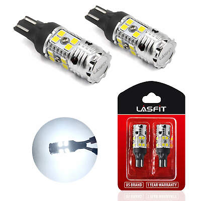 #ad 921 912 LED Reverse Backup Back Up Light Bulbs Canbus Error Free Super Bright 2x $25.99