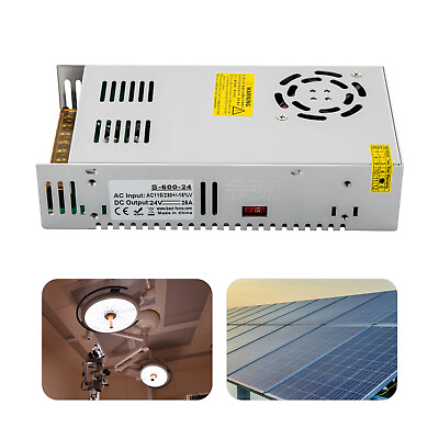 #ad 600W AC 110V 220V DC 24V 25A Amp Switch Power Supply LED Strip Light 24V Quality $36.10