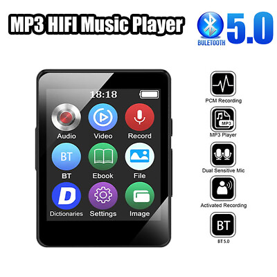 #ad #ad Portable Bluetooth HiFi MP3 Player Media E Book Audio Recorder Music With USB US $13.78