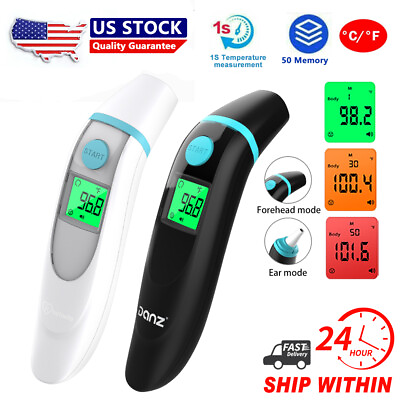 #ad Non contact Ear amp; Forehead Infrared Thermometer Digital LCD 3nd Temperature Gun $13.98