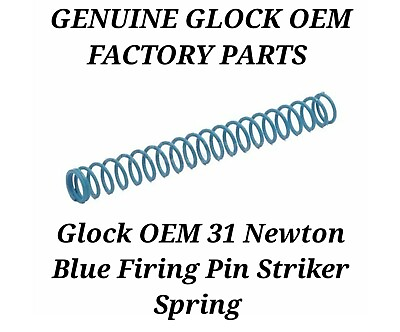 #ad Glock OEM 31N Extra Power Firing Pin Spring BLUE Striker FOR ALL MODELS $16.95