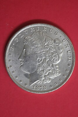 #ad 1878 P Reverse Of 1879 Morgan Silver Dollar 7 TF 5236 $100.29