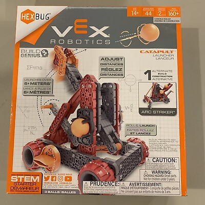 #ad Hex Bug VEX Robotics Catapult Launcher Red STEM Starter New Damaged Box $10.00