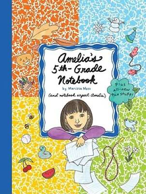 #ad Amelia#x27;s 5th Grade Notebook Hardcover By Moss Marissa GOOD $3.59