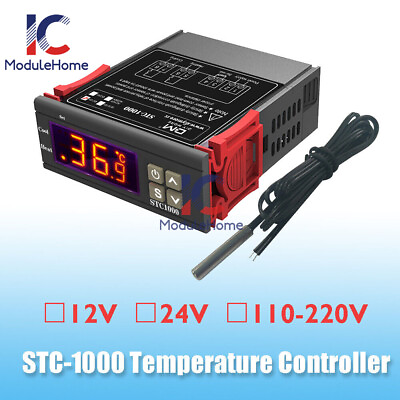 #ad STC 1000 12 24 110 220V Digital Thermostat NTC Sensor Temperature Controller New EUR 6.99