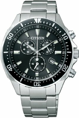 #ad CITIZEN Citizen Collection VO10 6771F Eco Drive Chronograph Men#x27;s Watch New $132.75