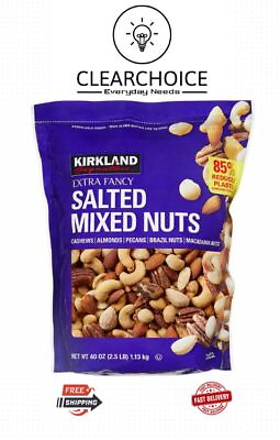 #ad New Kirkland Signaturee Extra Fancy Mixed Nuts 40 OZ Pack 2.5 LBS Kosher Nuts $49.95