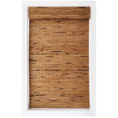 #ad Custom Made Cordless Natural Woven Wood Blinds for Windows Choose Size amp; Color $142.46