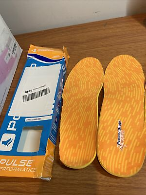 #ad Powerstep Pulse Performance Insoles Mens Size 12 13 CUT READ $24.90