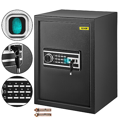 #ad VEVOR Safe Box Lock Security 2.1 Cubic Feet Fingerprint Biometric Home Office $79.99