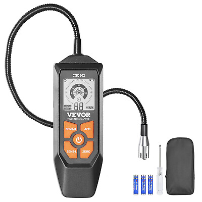 #ad VEVOR Gas Leak Detector Portable Combustible Natural Gas Propane Leak Tester AAA $29.99