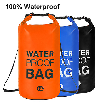 #ad Waterproof Dry Bag 10L 20L 30L for Kayaking Rafting Boating Surfing Dry Sack $12.99