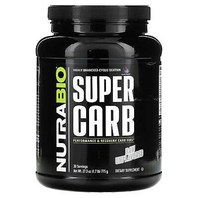 #ad Super Carb Raw Unflavored 1.7 lb 775 g $39.99