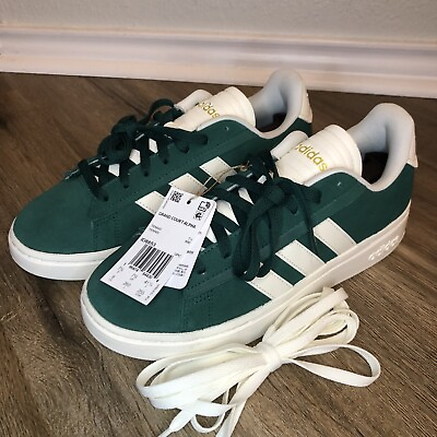 #ad New Size 9 Adidas Womens Grand Court Alpha Suede Leather Comfort Shoe Sneaker $65.00
