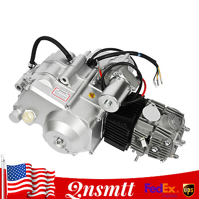#ad 125CC Electric Start Semi Auto Motor Engine 4 SPEED with REVERSE Fit Go Kart ATV $331.55