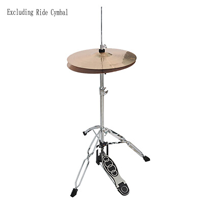 #ad Professional Pedal Control Style Drum High Hat Cymbal Stand with Pedal Silver $47.01