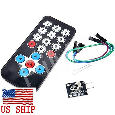 #ad New Infrared IR Wireless Remote Control Module Kits for Arduino US Stock $12.49
