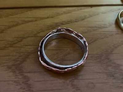 #ad Clogau Rose Gold Cariad Ring Repair? Approx 1.17 gr. Gold. Silver Band Also GBP 70.00