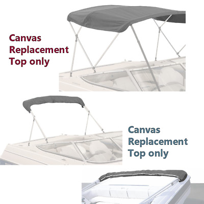 #ad 3 Bow 4 Bow Bimini Top Replacement Canvas Cover with Boot without frame 9 colors $107.96