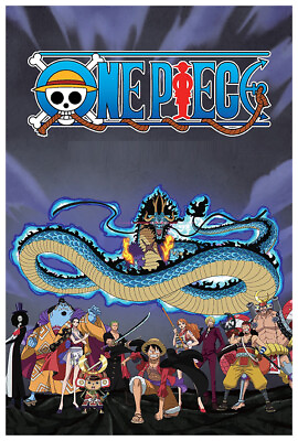 #ad One Piece Anime Series Movie Poster 1999 Version #2 $10.99