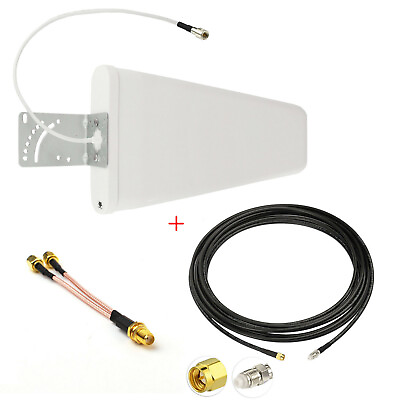 #ad Yagi Panel SMA 3G 4G LTE Outdoor Fixed Mount Waterproof Booster Antenna amp; 9.2m $59.99