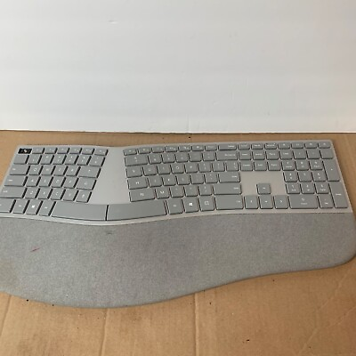 #ad Microsoft Surface Ergonomic Keyboard SC Bluetooth UK keyboard Hdwr Gray $44.99