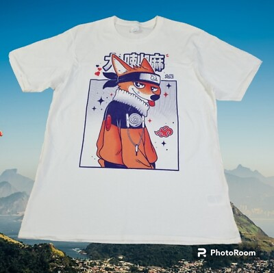 #ad éamp;Narutolt;Øß T shirt Mens Large New $19.00