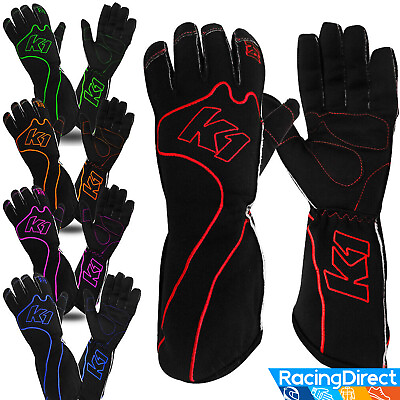 #ad K1 RS 1 Karting Gloves Reverse Stitched Lightweight Kart Racing Gloves $45.00