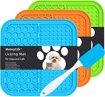 #ad 3PCS Lick Mat for Dogs and Cats with Suction Cups $7.50