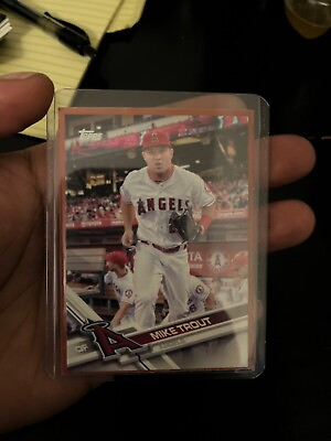 #ad 2017 Topps Foil #20 Mike Trout 175 $25.00