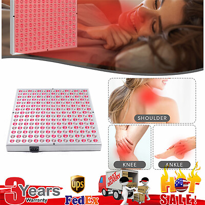 #ad LED Therapy Light Red Infrared Panel Pulse Lamp 45WRemote Full Body Anti Aging $35.15