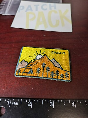 #ad CHACO Sandal Iron On Patch 3 Inch Mountain Hiking Camping Iron Or Sewn Patch NEW $5.88