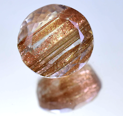 #ad Natural Rutile amp; Sunstone 33.75 Ct AGL Certified Rare found Two in One Gemstone $21.24