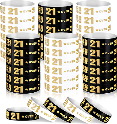 #ad 600 Pcs over 21 Wristbands for Events Colored Waterproof Wrist Bands Paper Wrist $27.99