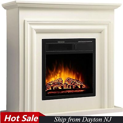 #ad #ad 36#x27;#x27; Electric FireplaceWhitewith Log amp; Remote Control750 1500WNJ08810 $339.99