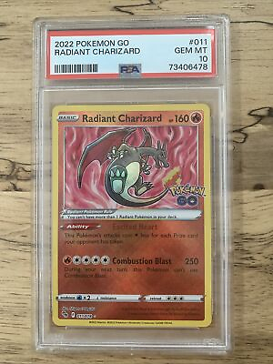 #ad PSA 10 Gem Mint Radiant Charizard 011 078 Pokémon GO TCG 2022 🔥🔥🔥💎 73406478 $69.00