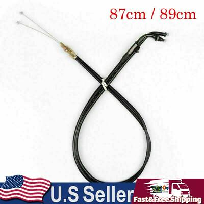 #ad Throttle Cable For Honda NV400 Steed 1992 1997 VT600 1988 1997 Black US $19.79