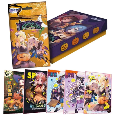 #ad Halloween Goddess Premium Collectors Booster Box Trading Cards Anime Waifu TCG $25.00