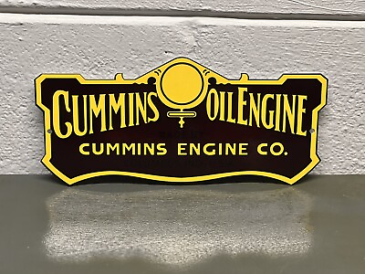 #ad Cummins Diesel Metal Sign Dodge Truck Engine Red Ball Logo Garage Gas Oil Turbo $89.99