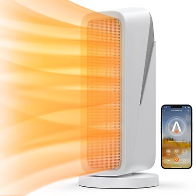 #ad Portable 1500W Space Heater Tip Over amp; Overheat Protection 3 Modes 24H Auto Off $60.71